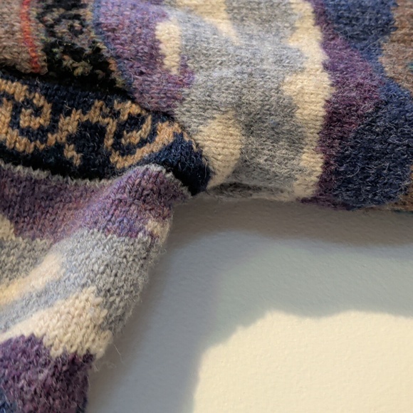 VINTAGE ICELANDIC DESIGN wool cardigan - size xl - Picture 5 of 13